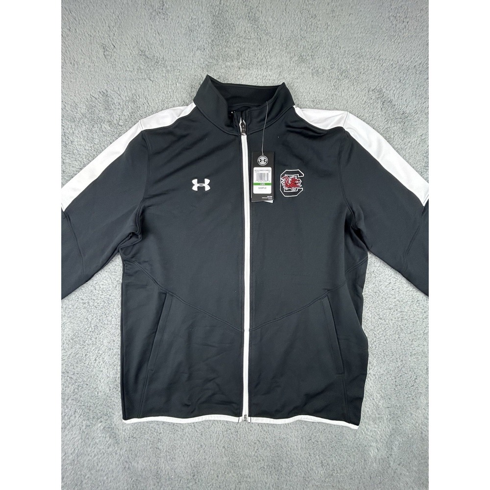 Under Armour South Carolina Gamecocks Full Zip Jacket Men's Large Black 1326761